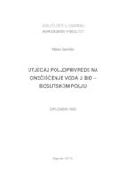 prikaz prve stranice dokumenta Utjecaj poljoprivrede na onečišćenje voda u Biđ-Bosutskom polju