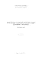 prikaz prve stranice dokumenta Raznolikost i rasprostranjenost jagoda (Fragaria) u Hrvatskoj