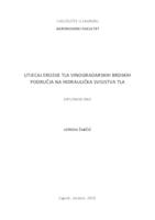 prikaz prve stranice dokumenta Utjecaj erozije tla vinogradarskih brdskih područja na hidraulička svojstva tla