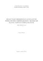 prikaz prve stranice dokumenta Mogućnost primjene kvantitativne infracrvene termografije u detekciji ranog vodnog stresa rajčice