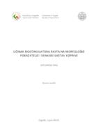 prikaz prve stranice dokumenta Učinak biostimulatora rasta na morfološke pokazatelje i kemijski sastav koprive