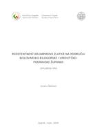 prikaz prve stranice dokumenta Rezistentnost krumpirove zlatice na području Bjelovarsko-bilogorske i Virovitičko-podravske županije