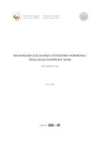 prikaz prve stranice dokumenta Mehanizam djelovanja steroidnih hormona i regulacija ekspresije gena