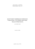 prikaz prve stranice dokumenta Selektivnost kombinacije herbicida s fungicidima, folijarnim gnojivom i regulatorom rasta