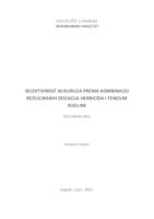 prikaz prve stranice dokumenta Selektivnost kukuruza prema kombinaciji reduciranih dozacija herbicida i fenolne kiseline