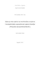 prikaz prve stranice dokumenta Utjecaj roka sjetve na morfološka svojstva i kompeticijsku sposobnost usjeva facelije (Phacelia tanacetifolia Benth.)