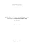 prikaz prve stranice dokumenta Usporedna financijska analiza poslovanja trgovina poljoprivrednim inputima