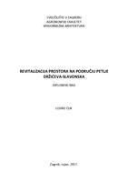 prikaz prve stranice dokumenta Revitalizacija prostora na području petlje Držićeva- Slavonska