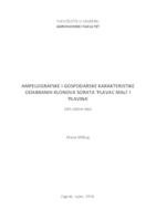 prikaz prve stranice dokumenta Ampelografske i gospodarske karakteristike odabranih klonova sorata 'Plavac mali' i 'Plavina'
