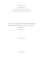 prikaz prve stranice dokumenta Analiza globalne ekonomske nejednakosti korištenjem otkrivanja znanja u bazama podataka