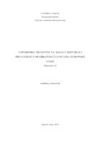 prikaz prve stranice dokumenta Usporedba trgovine na malo u Republici Hrvatskoj s odabranim članicama Europske unije