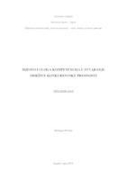 prikaz prve stranice dokumenta Mjesto i uloga kompetencija u stvaranju održive konkurentske prednosti