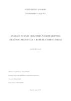 prikaz prve stranice dokumenta Analiza stanja i razvoja niskotarifnog zračnog prijevoza u Republici Hrvatskoj