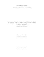 prikaz prve stranice dokumenta EUROPEAN INTEGRATION AND SOUTHEASTERN ENLARGEMENT