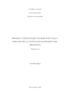 prikaz prve stranice dokumenta Primjena tehnologije Velikih podataka u poduzećima za postizanje konkurentske prednosti