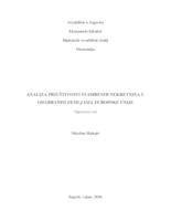 prikaz prve stranice dokumenta Analiza priuštivosti stambenih nekretnina u odabranim zemljama Europske unije