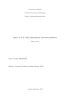 prikaz prve stranice dokumenta Impact of ICT on Development of Automotive Industry