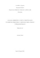 prikaz prve stranice dokumenta Analiza odrednica cijena i priuštivosti stambenog prostora u Republici Hrvatskoj i Češkoj Republici