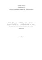 prikaz prve stranice dokumenta KOMPARATIVNA ANALIZA SUSTAVA POREZA NA DODANU VRIJEDNOST U REPUBLICI HRVATSKOJ I ZEMLJAMA ČLANICAMA EUROPSKE UNIJE