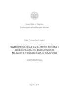 prikaz prve stranice dokumenta Samoprocjena kvalitete života i očekivanja od budućnosti mladih s teškoćama u razvoju