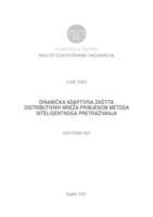 prikaz prve stranice dokumenta Dinamička adaptivna zaštita distributivnih mreža primjenom metoda inteligentnoga pretraživanja