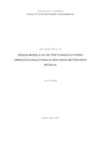 prikaz prve stranice dokumenta Izrada modela DC/DC pretvarača u svrhu omogućavanja paralelnog rada baterijskih modula