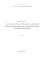 prikaz prve stranice dokumenta Klasifikacija stresa metodama strojnog učenja temeljena na biomedicinskim vremenskim nizovima s prijenosnog uređaja