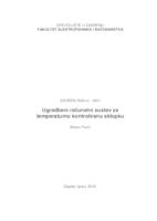 prikaz prve stranice dokumenta Ugradbeni računalni sustav za temperaturno kontroliranu sklopku