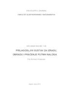 prikaz prve stranice dokumenta Prilagodljivi sustav za izradu, obradu i praćenje putnih naloga