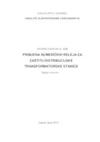 prikaz prve stranice dokumenta Primjena numeričkih releja za zaštitu distribucijske transformatorske stanice