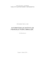 prikaz prve stranice dokumenta Automatizacija sustava za pakiranje pivske ambalaže