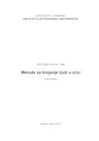 prikaz prve stranice dokumenta Metode za brojanje ljudi u slici