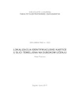 prikaz prve stranice dokumenta Lokalizacija identifikacijske kartice u slici temeljena na dubokom učenju