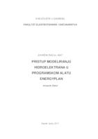 prikaz prve stranice dokumenta Pristup modeliranju hidroelektrana u programskom alatu energyPLAN