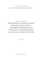 prikaz prve stranice dokumenta Projektiranje i testiranje silaznog prekidačkog regulatora s programirljivom frekvencijom prekapčanja i podesivom brzinom uključenja/isključenja FET sklopke