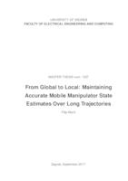 prikaz prve stranice dokumenta Od globalnoga prema lokalnome: Održavanje točnosti estimacija stanja mobilnog manipulatore ne dugačkim trajektorijama