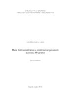 prikaz prve stranice dokumenta Male hidroelektrane u elektroenergetskom sustavu Hrvatske