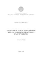 prikaz prve stranice dokumenta Application of genetic programming in wireless communications networks space optimization