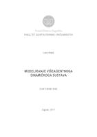 prikaz prve stranice dokumenta Modeliranje višeagentnoga dinamičkoga sustava 