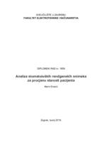 prikaz prve stranice dokumenta Analiza stomatoloških rendgenskih snimaka za procjenu starosti pacijenta