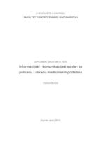 prikaz prve stranice dokumenta Informacijski i komunikacijski sustav za pohranu i obradu medicinskih podataka