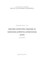 prikaz prve stranice dokumenta Uporaba simboličke regresije za rješavanje problema usmjeravanja vozila