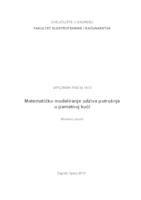 prikaz prve stranice dokumenta Matematičko modeliranje odziva potrošnje u pametnoj kući