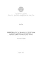 prikaz prve stranice dokumenta Personalized data-driven prediction algorithms for glycemic trend