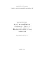 prikaz prve stranice dokumenta Model modernizacije osiguranja uređaja željezničko-cestovnog prijelaza