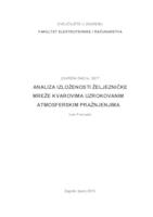 prikaz prve stranice dokumenta Analiza izloženosti željezničke mreže kvarovima uzrokovanim atmosferskim pražnjenjima