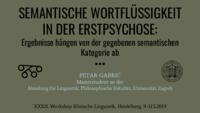 prikaz prve stranice dokumenta Semantische Wortflüssigkeit in der Erstpsychose: Ergebnisse hängen von der gegebenen semantischen Kategorie ab
