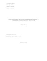 prikaz prve stranice dokumenta Language anxiety of Croatian high-school students: a comparison between Croatian and English