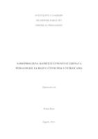 prikaz prve stranice dokumenta Samoprocjena kompetentnosti studenata pedagogije za rad s učenicima s teškoćama