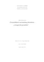 prikaz prve stranice dokumenta (Ne)stabilnost nacionalnog identiteta – „crnogorski paradoks“